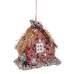 Kerstversiering Multicolour Natuurlijk Polyfoam Huis 9 x 5 x 9,5 cm