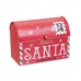 Kalėdų papuošalai Raudona Metalinis Pašto dėžutė 15 x 8,5 x 10,5 cm