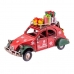 Décorations de Noël Rouge Multicouleur Métal Voiture 16 x 7 x 9,5 cm