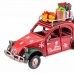 Décorations de Noël Rouge Multicouleur Métal Voiture 16 x 7 x 9,5 cm