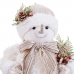 Božični okrasek Pisana Plastika Polyfoam Tkanina Snežna Lutka 15 x 11 x 18 cm