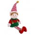 Ornament de Crăciun Multicolor Foam Țesătură Copil Elf 40 cm