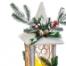 Χριστουγεννιάτικο Στολίδι Λευκό Ξύλο Πλαστική ύλη Lanterne 14,5 x 14,5 x 32 cm