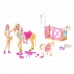 Leksakspaket Barbie Toilettage des Chevaux Plast