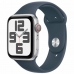 Chytré hodinky Apple Watch SE + Cellular Modrá Striebristý 44 mm