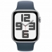 Chytré hodinky Apple Watch SE + Cellular Modrý Stříbřitý 44 mm