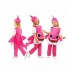 Маскировъчен костюм за деца Baby Shark Розов 3 Части