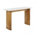 Console Home ESPRIT Branco Castanho Mármore Madeira de mangueira 120 x 38 x 77 cm