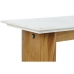 Console Home ESPRIT Branco Castanho Mármore Madeira de mangueira 120 x 38 x 77 cm