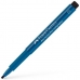 Rotuladores Faber-Castell Pitt Artist Pen C Caligrafia Azul escuro (10 Unidades)