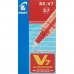 Boligrafo de tinta líquida Pilot V7 Hi-Tecpoint Rood 0,5 mm (12 Stuks)