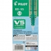 Penna a inchiostro liquido Pilot V-5 Hi-Tecpoint Verde 0,3 mm (12 Unità)