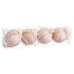 Коледни топки Розов Polyfoam Състав 8 x 8 x 8 cm (4 броя)