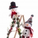 Kalėdų papuošalai Spalvotas Medžio Medžiaga Lėlė-snieguolė 30 x 15 x 76 cm