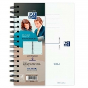 Agenda Oxford Live&Go 2024 Noir A5 15 x 21 cm