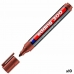 Permanente markeerstift Edding 300 Bruin (10 Stuks)