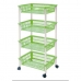 Carrello per Verdure Tontarelli Mito 4 Verde 40 x 29 x 62 cm