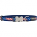 Hondenhalsband Red Dingo STYLE US FLAG 41-63 cm