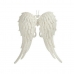 Vianočná ozdoba Krídla anjela Biela Plastické Trblietky 13 x 14,5 x 2,5 cm (24 kusov)