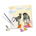 Set voor verven op nummer Ravensburger Zebra