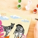 Set voor verven op nummer Ravensburger Zebra