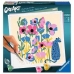 Conjunto de pintura por números Ravensburger Flowers