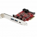 PCI карта Startech PEXUSB312A1C1H