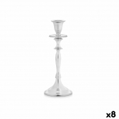 Candelabro DKD Home Decor 29 x 29 x 30 cm Alluminio Moderno (2 Unità)