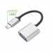 Kabel USB A u USB C Celly PROUSBCUSBDS Srebrna