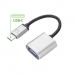 Кабель USB A — USB C Celly PROUSBCUSBDS Серебристый