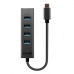 USB Hub LINDY 43325 Siva