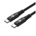 USB-C-Kabel Celly USBCUSBC100WBK 2 m Schwarz