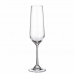 Set of cups Bohemia Crystal Sira champagne 200 ml 6 Units 4 Units