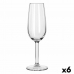 Champagne glass Royal Leerdam Spring Crystal 200 ml (6 Units) (20 cl)