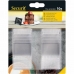 Houder Securit Bord Transparant Set 1 x 4 cm 10 Stuks