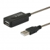 USB Hosszabítókábel Savio CL-76 Fehér Fekete 5 m