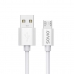 Cabo USB para micro USB Savio CL-167 Branco 3 m