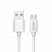 USB-kabel til micro USB Savio CL-167 Hvid 3 m