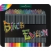 Crayons de couleur Faber-Castell Black Edition étui métallique 100 Pièces Multicouleur