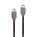 Cable USB LINDY 36892 Negro Negro/Gris 2 m