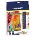 Acrylic Paint Set Manley 16 Deler Flerfarget