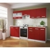 Meuble de cuisine Rouge PVC Plastique Mélamine 40 x 31 x 55 cm