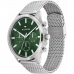 Relógio masculino Tommy Hilfiger 1683474 Verde Prateado