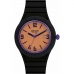 Horloge Heren Hip Hop HWU1082 Zwart Oranje