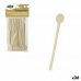 Set de Cucharas Algon Cóctel Madera 24 Piezas (36 Unidades)