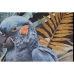 Glezna Home ESPRIT Papagailis Tropiskais Lakots 50 x 3,5 x 70 cm (2 gb.)
