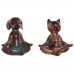 Figură Decorativă Home ESPRIT Multicolor animale 20 x 13,5 x 22,5 cm (2 Unități)