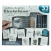 Joonistuskomplekt Royal & Langnickel SKETCHING MADE EASY 33 Tükid, osad