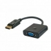 Adaptador DisplayPort para VGA Savio CL-90 Preto 20 cm