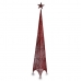 Weihnachtsbaum Turm Rot Metall Kunststoff 39 x 186 x 39 cm (4 Stück)